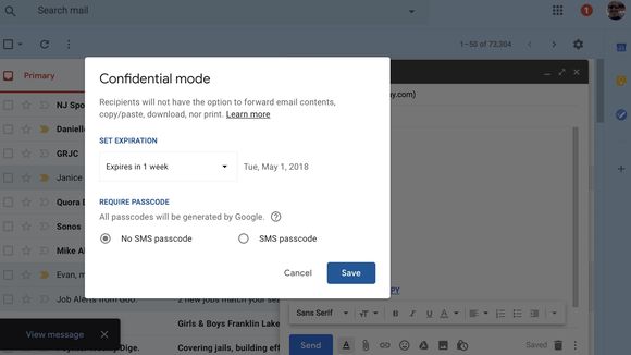 gmail confidential - Gmail ahora te permite enviar correos electrónicos que se autodestruyen Aptus Legal